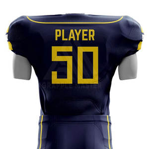 Uniforme de Fútbol Americano Profesional de Alta Calidad para Hombre, Talla Grande, Cómodo y Transpirable, con Patrón de Números - Product Image 5