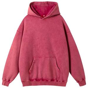 Sweat à capuche personnalisé pour homme 2025 – Mélange polyester/coton de haute qualité – Vêtement d'hiver avec impression strass et logo personnalisé – Motif uni - Product Image 1