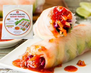 Rouleaux de printemps en papier de riz vietnamien sans gluten Tan Nhat Huong authentique lumière séchée certifié HACCP emballage de sac d'approvisionnement OEM/ODM - Product Image 3