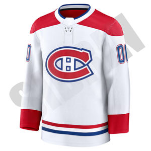 Maillot de hockey sur glace des Canadiens de Montréal, unisexe, personnalisé, de qualité supérieure, fabriqué par Sibrin, avec un design sublimé, logo personnalisé, respirant - Product Image 2