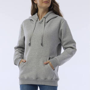 Sweat-shirt à capuche oversize pour femme, mode d'hiver, écologique, coupe ample, lourd, doublé de fourrure, 100% coton, impression personnalisée sur le devant - Product Image 5