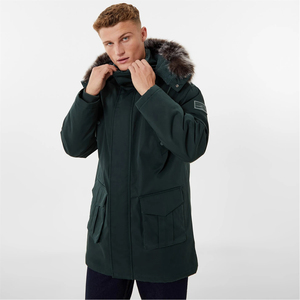 Veste parka pour homme 2024, manteau d'hiver de haute qualité avec col montant, toile, logo et design personnalisés, respirant, séchage rapide - Product Image 4