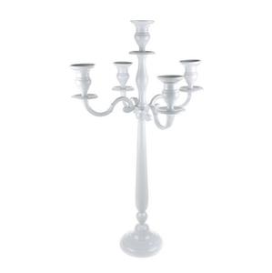 Nouveau Offre Spéciale Décoration De Mariage Candélabre 5 Bras En Métal Blanc Fabriqué À La Main Pour La Fête De Mariage Café Unique Conçu De Haute Qualité - Product Image 2