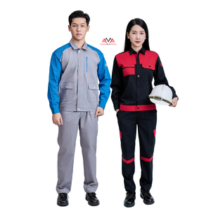 Conjunto de ropa de trabajo de diseño personalizado con mangas cortas/largas, uniforme para trabajo en campos petroleros/lavado de autos/conductor/agricultura - Product Image 3