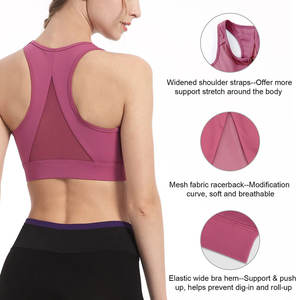 Soutien-gorge de sport de taille personnalisée pour femmes soutien-gorge de sport de gymnastique confortable et facile à porter disponible en stock - Product Image 3