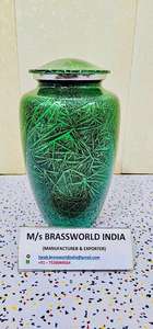 Urna Decorativa de Aluminio Estilo Americano en Forma de Lágrima para Exhibición en el Hogar, Cenizas Funerarias, Cremación de Adultos, 220 Pulgadas Cúbicas, Personalizable - Product Image 4