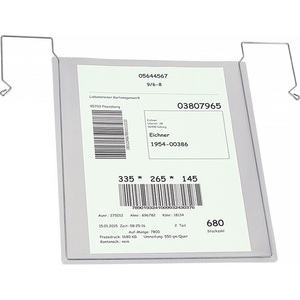 <b>Document</b> Wallet A4 Portrait Flexible Wire Frame 280x325mm EICHNER-Pack of 10 - Product Image 1