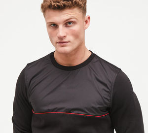 Ensemble de survêtement d'hiver pour homme, coupe ajustée, qualité supérieure, 100% polyester, 2 pièces, séchage rapide, logo brodé personnalisé, étiquette - Product Image 4