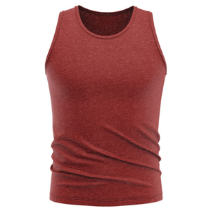 เสื้อกล้ามกล้ามแขนกุดสำหรับ100% ฟิตเนสวิ่งออกกำลังกายเพาะกายผ้าฝ้ายออกแบบได้ตามต้องการ - Product Image 6