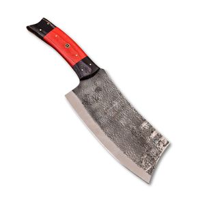 Cuchillo de carnicero de acero al carbono hecho a mano con mango de madera cuchillo de cocina para aniversario regalo de cumpleaños o padrino - Product Image 1