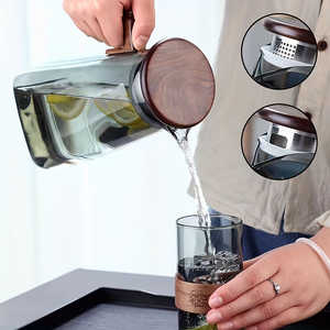Ensemble bouilloire et tasses en verre résistant aux hautes températures, grande capacité pour usage domestique, pour servir des boissons froides ou bouillies - Product Image 6