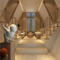 Rumah Kontainer Ekspansiabel 2 3 4 5 6 7 8 Kamar Tidur Prefab dengan Dek