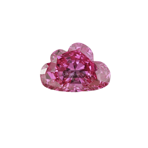 Diamants synthétiques cultivés en laboratoire certifiés IGI GIA, 5 carats, vente en gros, HPHT CVD, fantaisie rose, VVS VS, diamants nu - Product Image 1
