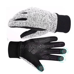 Guantes de Lana para Hombre, Guantes de Invierno Tejidos Suaves para Exteriores, Guantes de Lana Cálidos para Hombre, Guantes Deportivos de Punto Suave para Invierno - Product Image 2