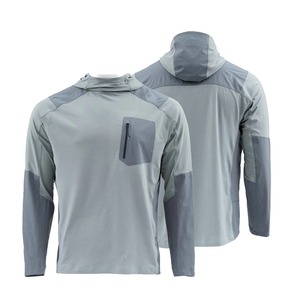 เสื้อฮู้ดตกปลาแบบสั่งทำพิเศษสำหรับกิจกรรมกลางแจ้ง ระบายอากาศได้ดี กันน้ำ แห้งเร็ว ป้องกันแสงแดด UPF 50 ทนทาน แขนยาว - Product Image 5