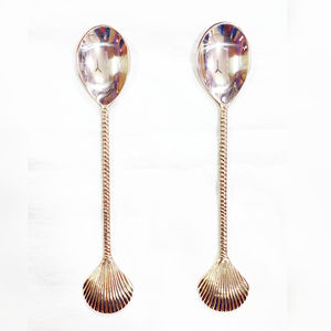 Lujosa cuchara de cubiertos de latón con pulido mate para el hogar y el hotel Cuchara de cena de diseño único de buena calidad para utensilios de cocina - Product Image 2