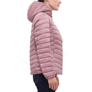 Chaqueta acolchada de invierno de talla grande superventas, forro de nailon, procesamiento de punto de alta calidad, cremallera de relleno de poliéster personalizable - Product Image 6