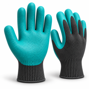Guantes Reutilizables Recubiertos de Látex que Ofrecen un Ajuste Cómodo, una Fuerte Tracción y una Construcción Duradera para Trabajos Industriales de Uso General - Product Image 1