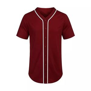Camiseta de Béisbol Transpirable con Logotipo Personalizado de Fábrica, Diseño Personalizado con Nombre de Equipo, 100% Poliéster - Product Image 5