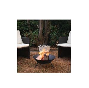 Foyer de ferme rustique en plein air en fonte avec bol profond patio jardin arrière-cour chauffage confortable soirée rassemblements - Product Image 6