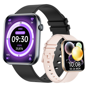 Reloj Inteligente KM90 Square con Pantalla AMOLED de 1.85 Pulgadas, Monitor de Actividad Física, Frecuencia Cardíaca, Presión Arterial, Monitor de Sueño, Reloj Despertador, Resistente al Agua IP68 - Product Image 1