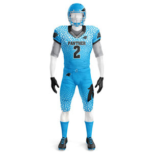 Ensemble d'uniformes de maillot de football américain personnalisé, pantalon en sergé à impression par sublimation pour jeunes adultes hommes femmes, attirail de vente en gros - Product Image 1