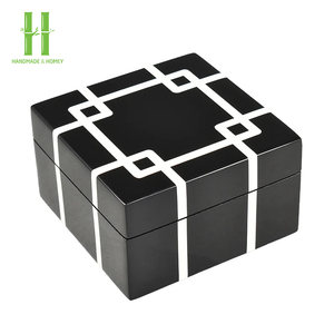 Caja de laca Joyería personalizada Laca de alto brillo Regalo de lujo Caja de embalaje de joyería de madera Hecho en Vietnam Producto - Product Image 6