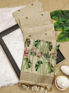 Colección Premium Muga algodón con tejido Resham Saree mujer moda fabricante y proveedor de Surat - Product Image 5