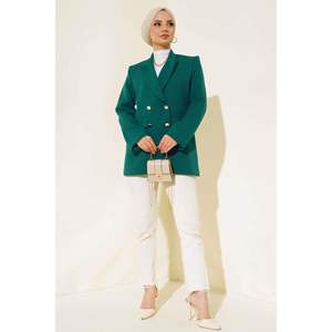 Chaqueta Blazer Forrada Verde Esmeralda - Product Image 4