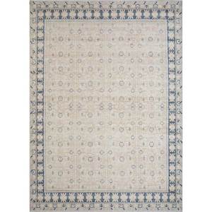 Tapis en laine ivoire noué à la main Erbe, motif géométrique, pour salon, tapis rectangulaire pour couloir, pour adolescents - Modèle GS-09 Jaipur Rugs - Product Image 1