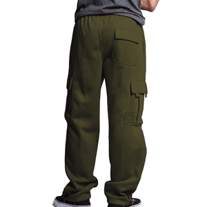 Pantalones Deportivos de Algodón Sostenible Extra Grandes Personalizados al por Mayor, Logotipo Personalizado, Estilo Urbano de Media Altura para la Moda Deportiva de 2025 - Product Image 3