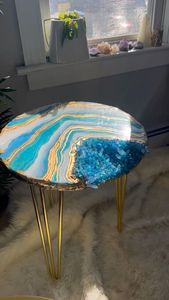 2024 Venta caliente promocional regalo personalizado mesa de comedor de resina epoxi para muebles para el hogar por JDW RTS - Product Image 3