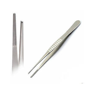 Pince à dissection chirurgicale professionnelle à mâchoires dentelées en acier inoxydable pour usage médical et formation - Product Image 2