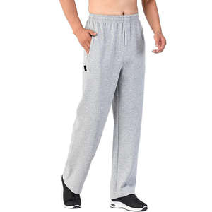 Pantalones de Forro Polar Ligeros para Hombre, Informales, Suaves y Cómodos, Cintura Elástica, Corte Relajado, para Actividades al Aire Libre, Uso Diario, Transpirables - Product Image 1