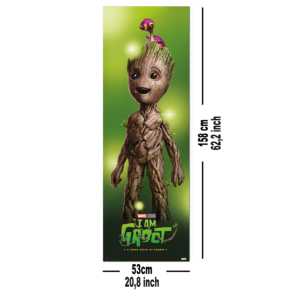 Marvel I Am Groot Doorposter : Techniques d'impression numérique pour la graphisme - Product Image 5