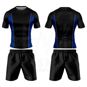 Ensemble de compression MMA à impression numérique personnalisée de haute qualité pour hommes Survêtements de compression à motif solide pour la saison de printemps - Product Image 4