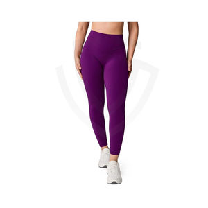Ropa Deportiva de Alta Calidad para Mujer, Leggings de Yoga Personalizados sin Costuras, Diseño a Cuadros, Patrón Sólido, Transpirable, para Ejercicios Físicos y Entrenamientos - Product Image 1