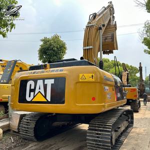 Excavatrice d'occasion CAT329D2L 29 tonnes, godet 1,54 m³, marque japonaise d'origine, grande excavatrice de construction sur chenilles, faible nombre d'heures, certifiée CE - Product Image 3