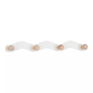 สินค้าใหม่! ตะขอแขวนเสื้อโค้ทกันน้ำพร้อมตะขอแขวนเสื้อโค้ทไม้แบบเรียบมีความเหนียวสูงแบบเรียบ - Product Image 1