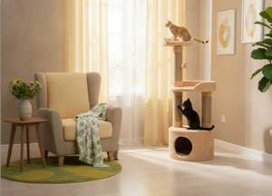 Griffoir Amistar de haute qualité « Hunter Tower » pour toutes les races et tailles de chats et chatons. - Product Image 4
