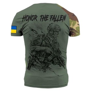 Haut à demi-manches imprimé écologique en coton biologique Mode durable Illustration personnalisée acceptée - Product Image 4