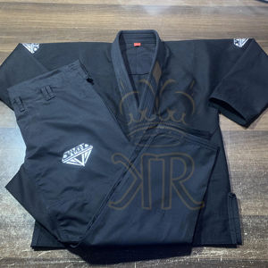 Kimono de Jiu-Jitsu brésilien ROYAL KIMONO, sur mesure, kimono BJJ noir, léger, ripstop, 100% coton, respirant, unisexe, adulte - Product Image 1