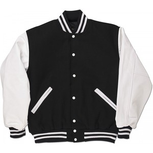 Nouveau design de vestes d'université lâches patchs en chenille Letterman College Bomber Baseball vestes pour hommes - Product Image 6