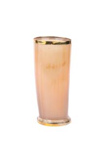 Vaso de Beber de Cuerno de Búfalo Hecho a Mano con Borde y Base Dorados, Vajilla Elegante para Comedor Rústico, Decoración del Hogar de Inspiración Artesanal - Product Image 2