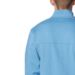 Custom Men's Quarter Zip Pullover Shirt <b>Top</b> Performance Breathable Golf Zip Pullover Men's Sweatshirt - Product Image 6