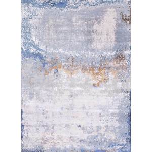 Alfombra Kavi Ivory de Lana y Seda de Bambú Anudada a Mano, Colección Teoría del Caos-Esk-351, 10mm, Abstracta, para Sala de Estar, Pasillo de Adolescentes - Product Image 1