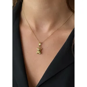 Vintage <b>Teddy</b> <b>Bear</b> Fine Pendant & Charm Elegant Retro Style <b>Teddy</b> <b>Bear</b> <b>Necklace</b> - Product Image 5