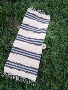 Tapis et ensembles de tapis faits main en coton, design moderne et ethnique personnalisé, lavables, tissés à poils plats pour la maison et le bureau - Product Image 2