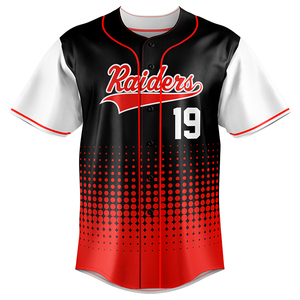 ชุดเสื้อเบสบอลผ้าโพลีเอสเตอร์100% คอวีออกแบบได้ตามต้องการชุดพิมพ์ดิจิตอลระบายอากาศได้ดีมีชื่อทีมออกแบบได้ตามต้องการสำหรับการสวมใส่เบสบอลและซอฟต์บอล - Product Image 5