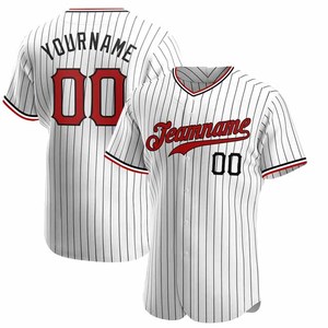 Customizable Button-Front Baseball Jersey Retro Premium Sports Uniform Top Plus Size Option Quick Dry Moisture Wicking 100% - Product Image 2